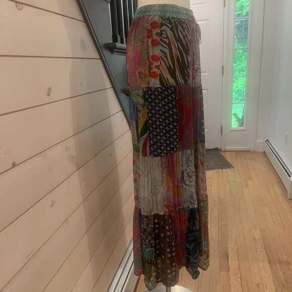 Retro Revival  Patchwork Pants NWT Size Medium - Picture 3 of 7